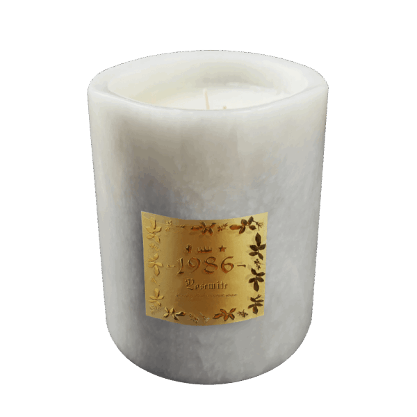Large White Marble Candle (Yosemite)
