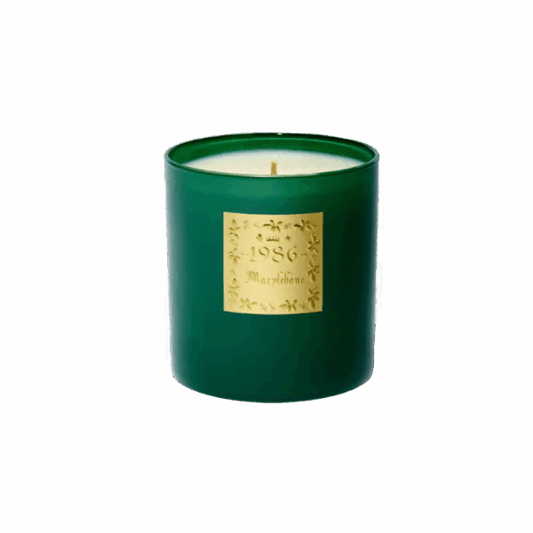 Small Emerald Glass Candle (Marylebone)