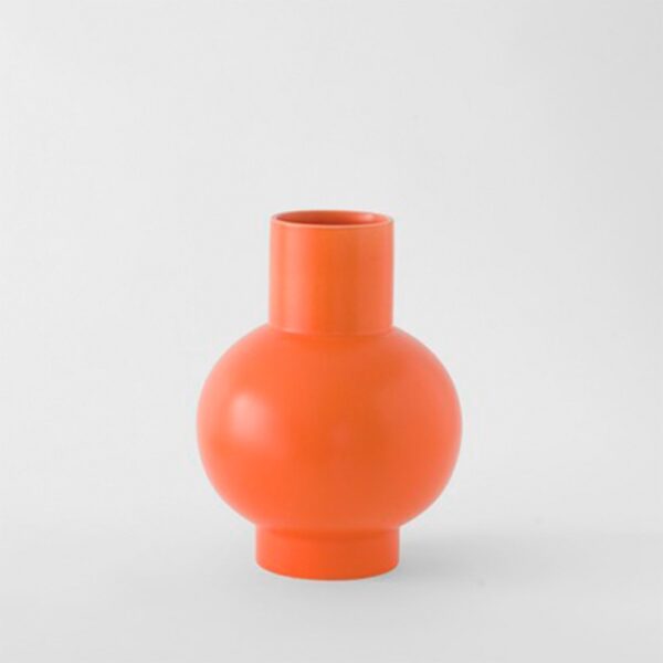 Large Strøm Vase - Vibrant Orange