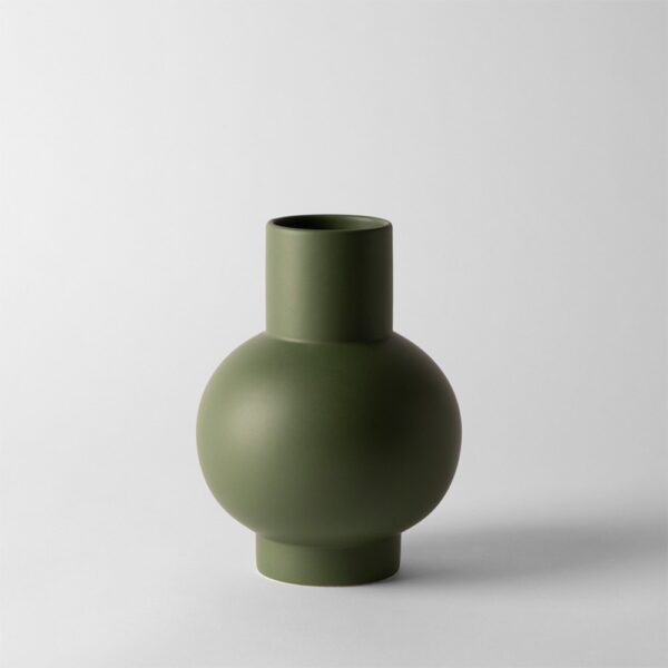 Large Strøm Vase - Deep Green