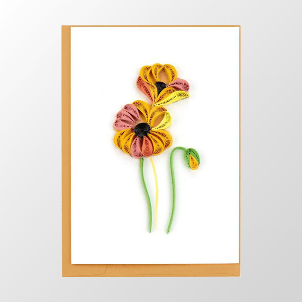 Mini Orange Poppies